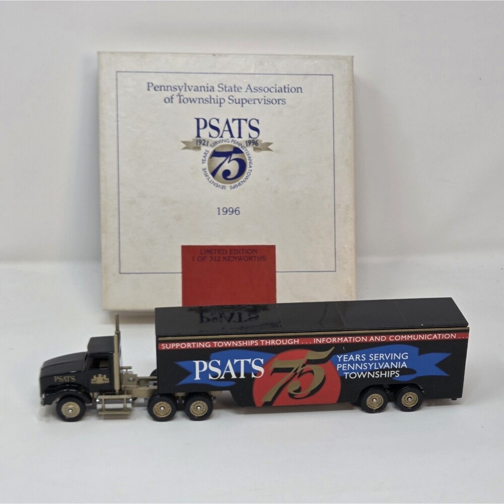 Title: Winross PSATS 1996 Kenworth Tractor Trailer 1:64 Diecast MIB Ltd Ed 1 of